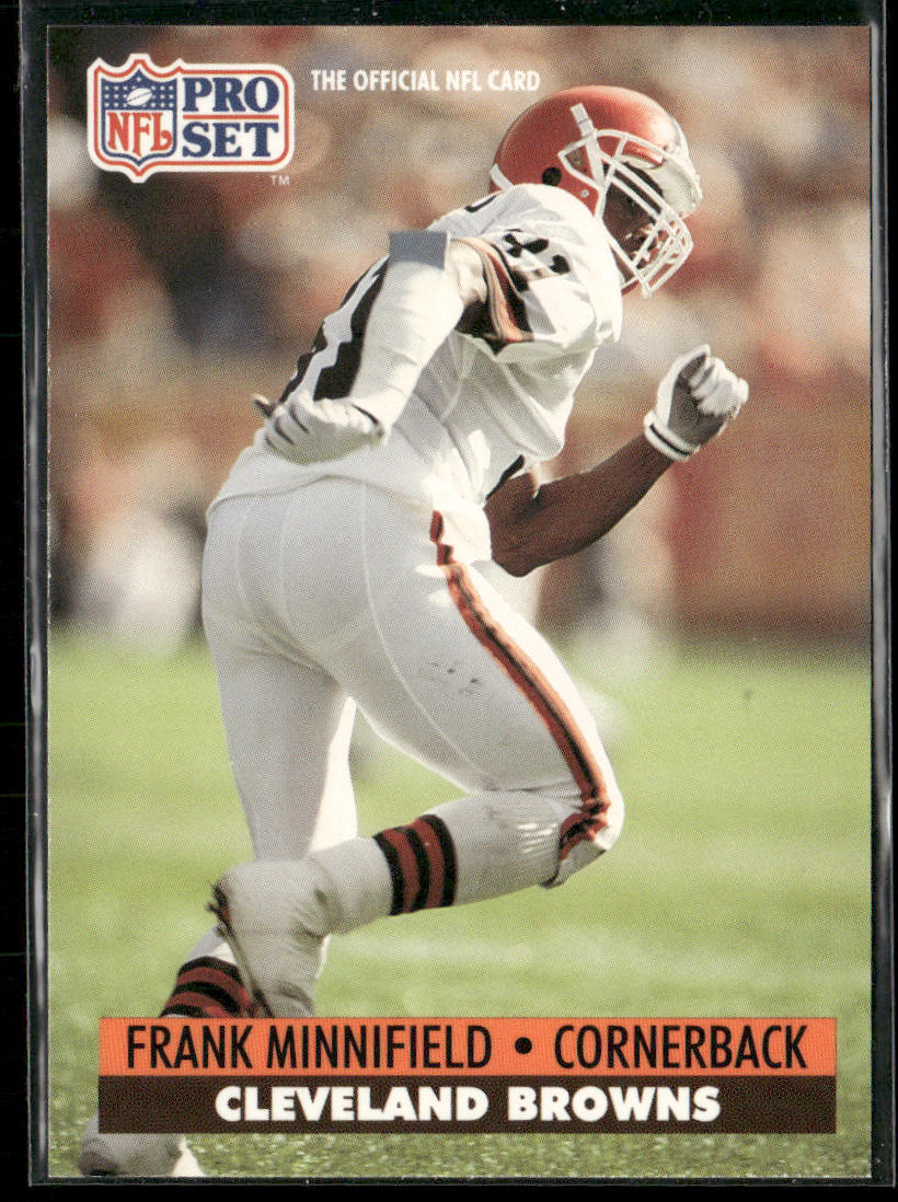 Frank Minnifield 1991 Pro Set #124 Cleveland Browns