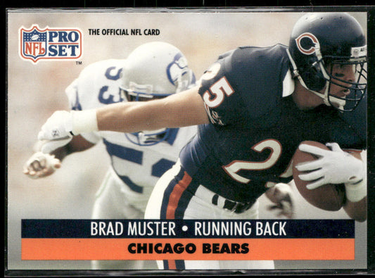 Brad Muster 1991 Pro Set #105 Chicago Bears