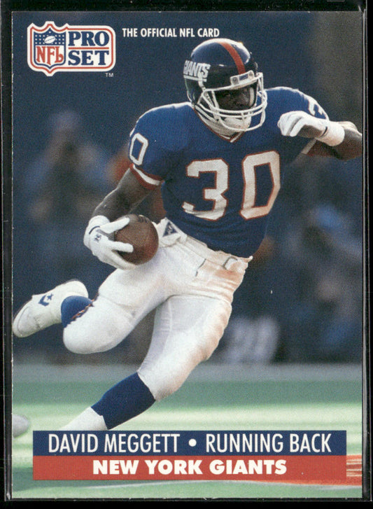David Meggett 1991 Pro Set #68 New York Giants