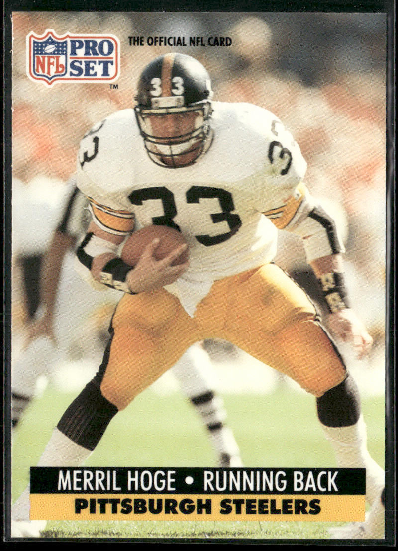 Merril Hoge 1991 Pro Set #274 Pittsburgh Steelers