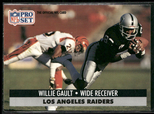 Willie Gault 1991 Pro Set #190 Los Angeles Raiders