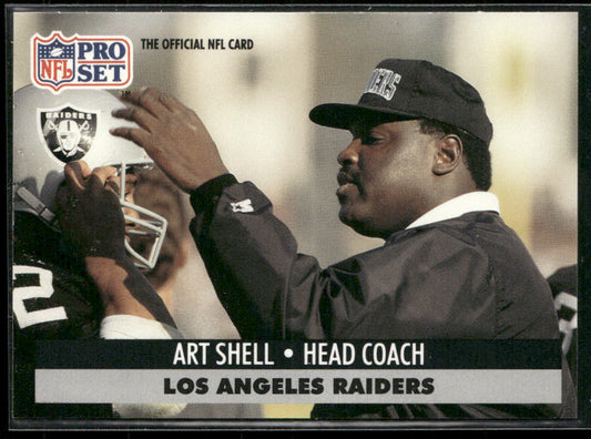 Art Shell 1991 Pro Set #198 Los Angeles Raiders