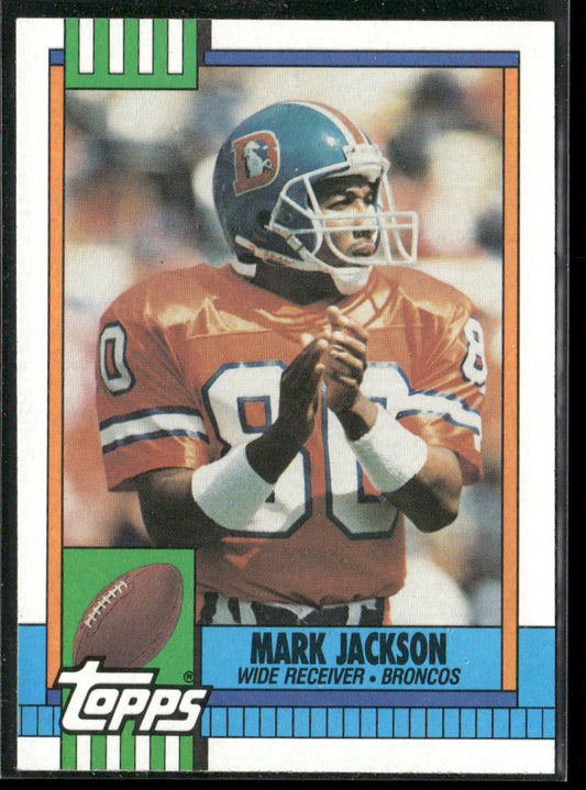 Mark Jackson 1990 Topps #41b Denver Broncos