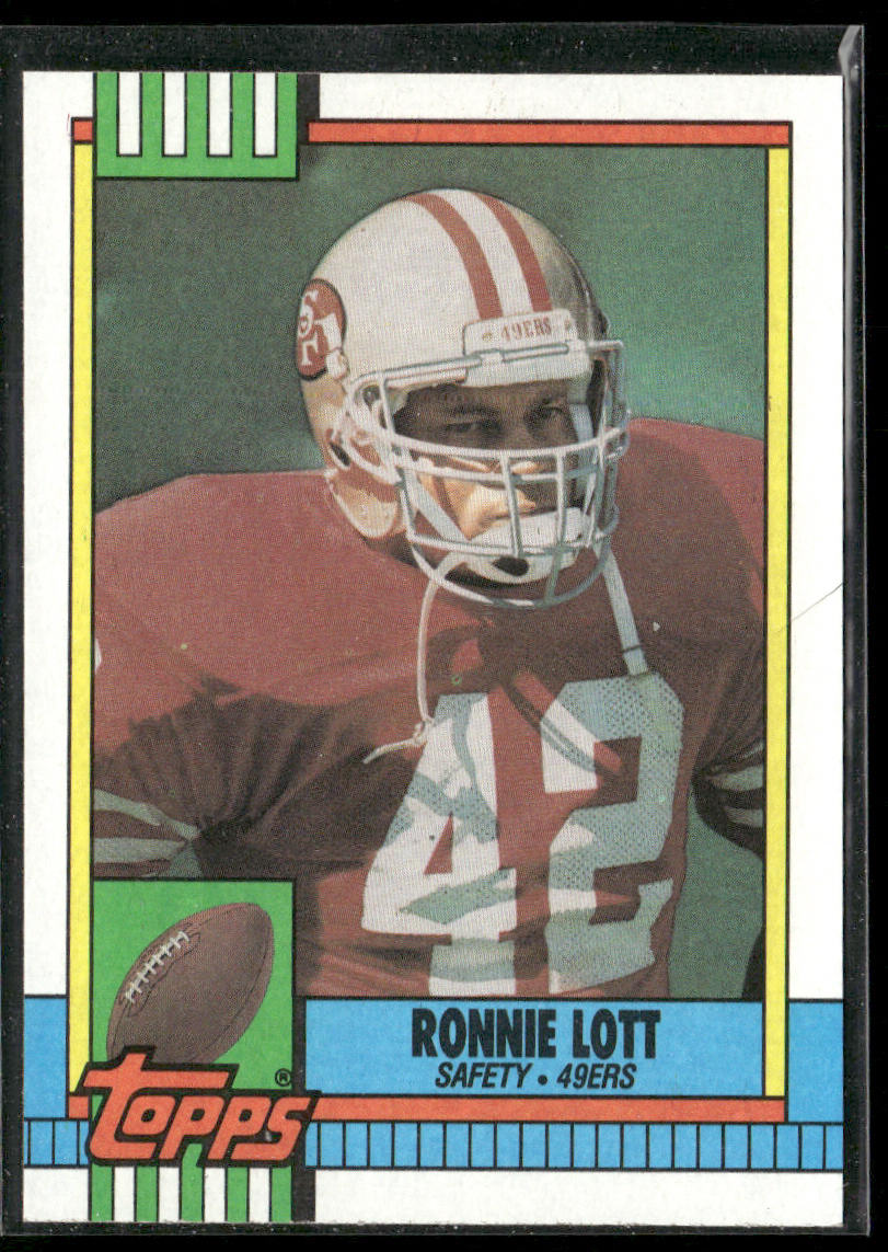 Ronnie Lott 1990 Topps #9 San Francisco 49ers