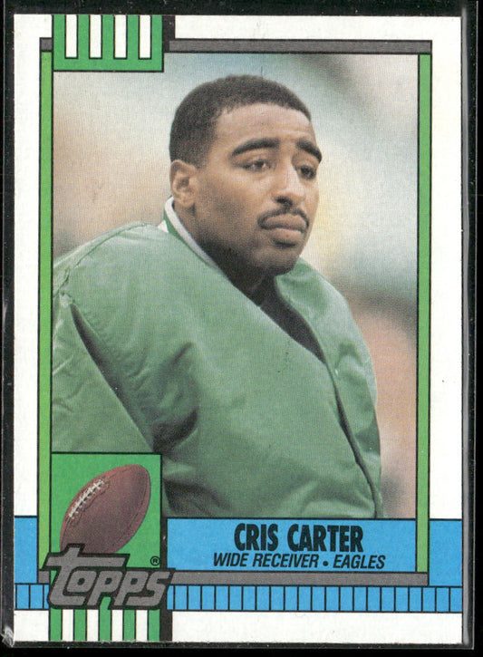 Cris Carter 1990 Topps #92 Philadelphia Eagles