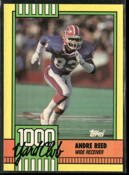 Andre Reed 1990 Topps 1000 Yard Club #7 Buffalo Bills