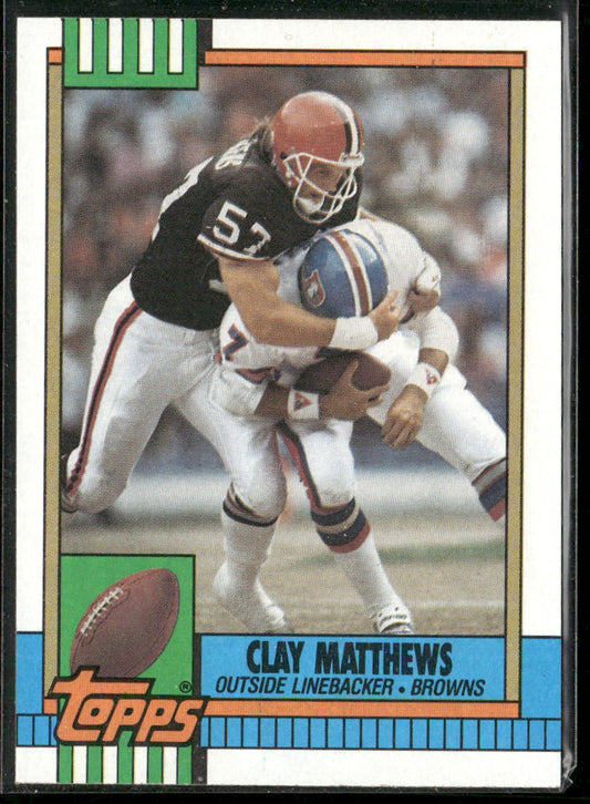 Clay Matthews 1990 Topps #172 Cleveland Browns