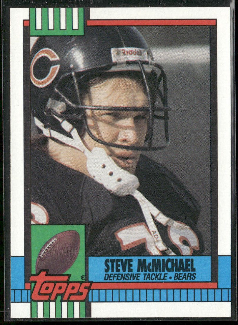 Steve McMichael 1990 Topps #370b Chicago Bears