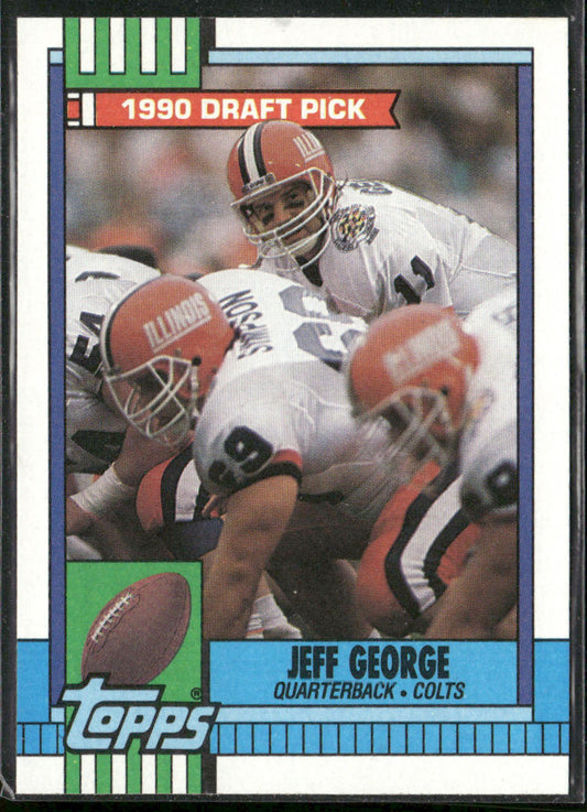 Jeff George 1990 Topps #298 RC Indianapolis Colts