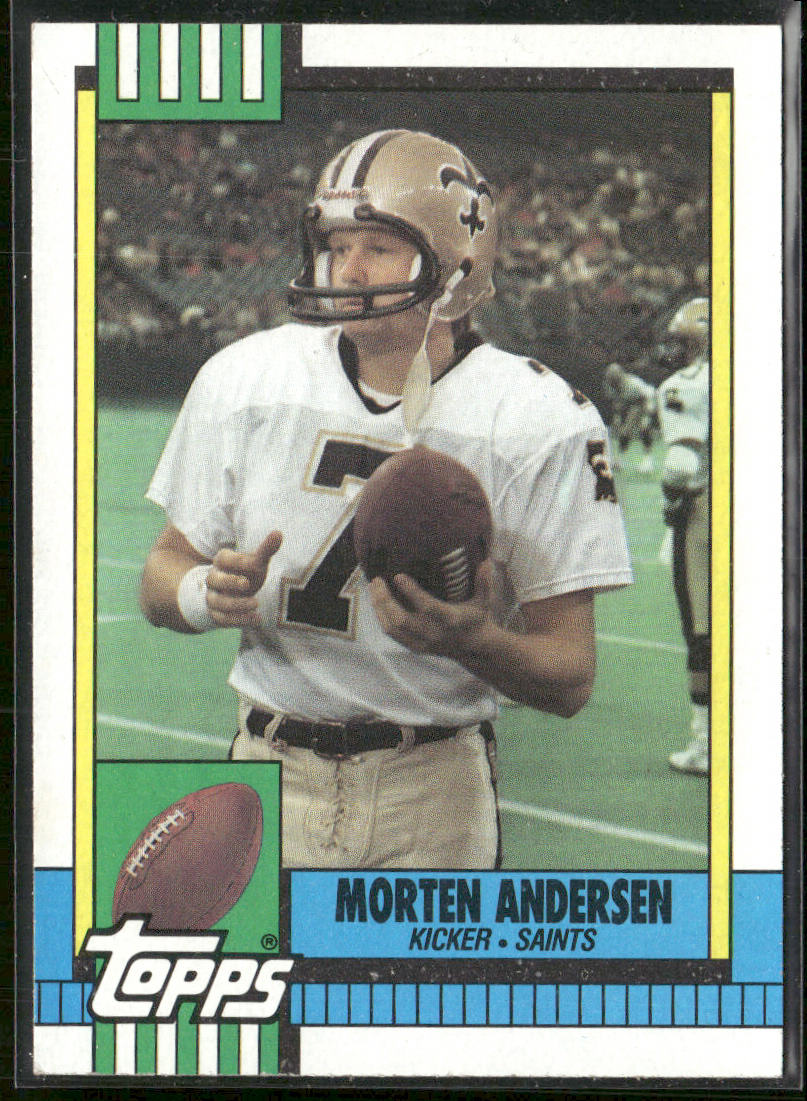 Morten Andersen 1990 Topps #245b New Orleans Saints