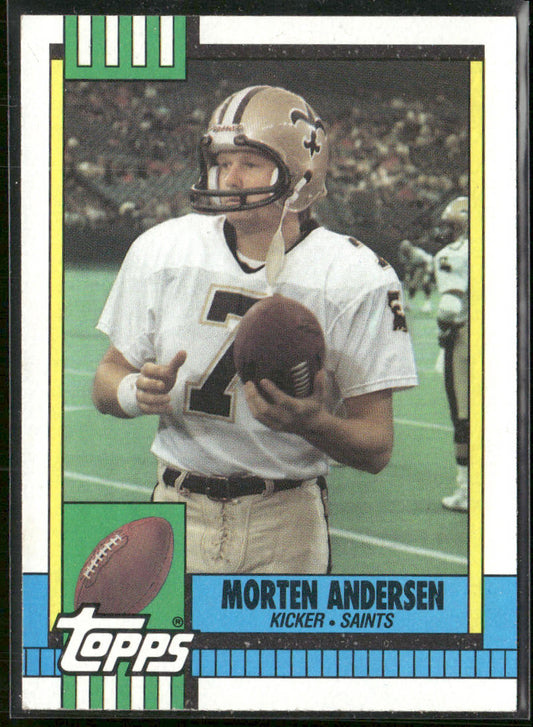 Morten Andersen 1990 Topps #245b New Orleans Saints