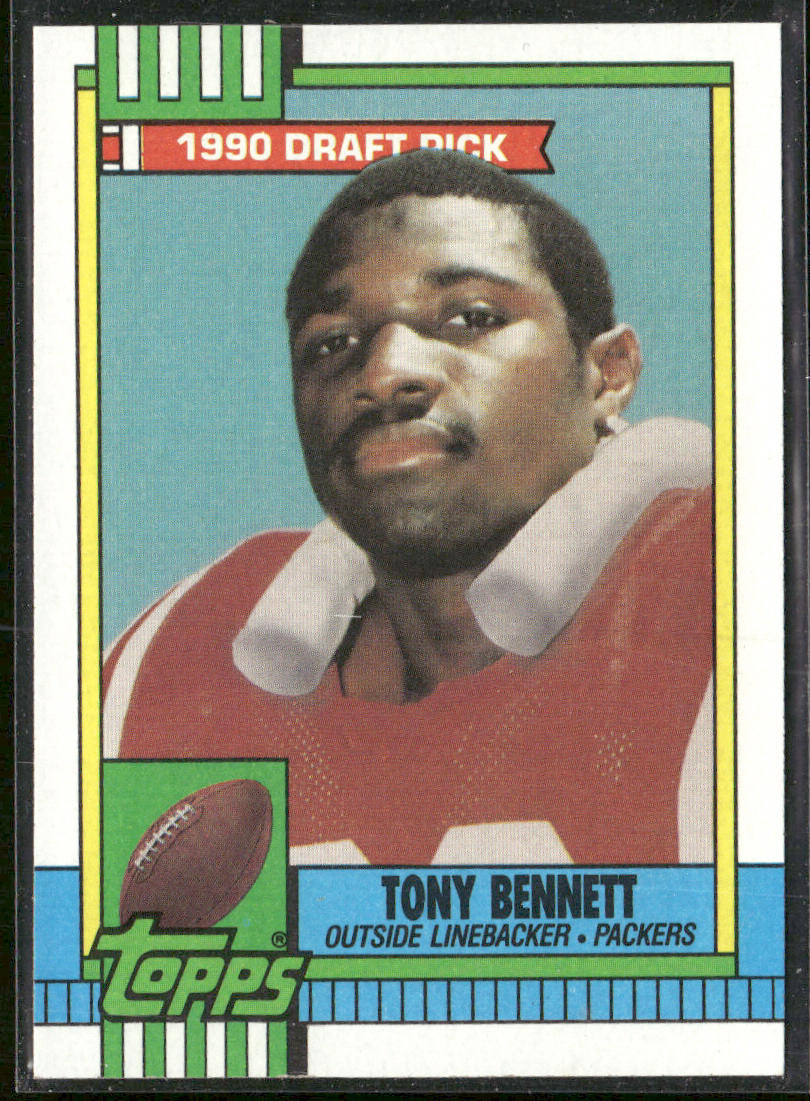 Tony Bennett 1990 Topps #138 RC Green Bay Packers