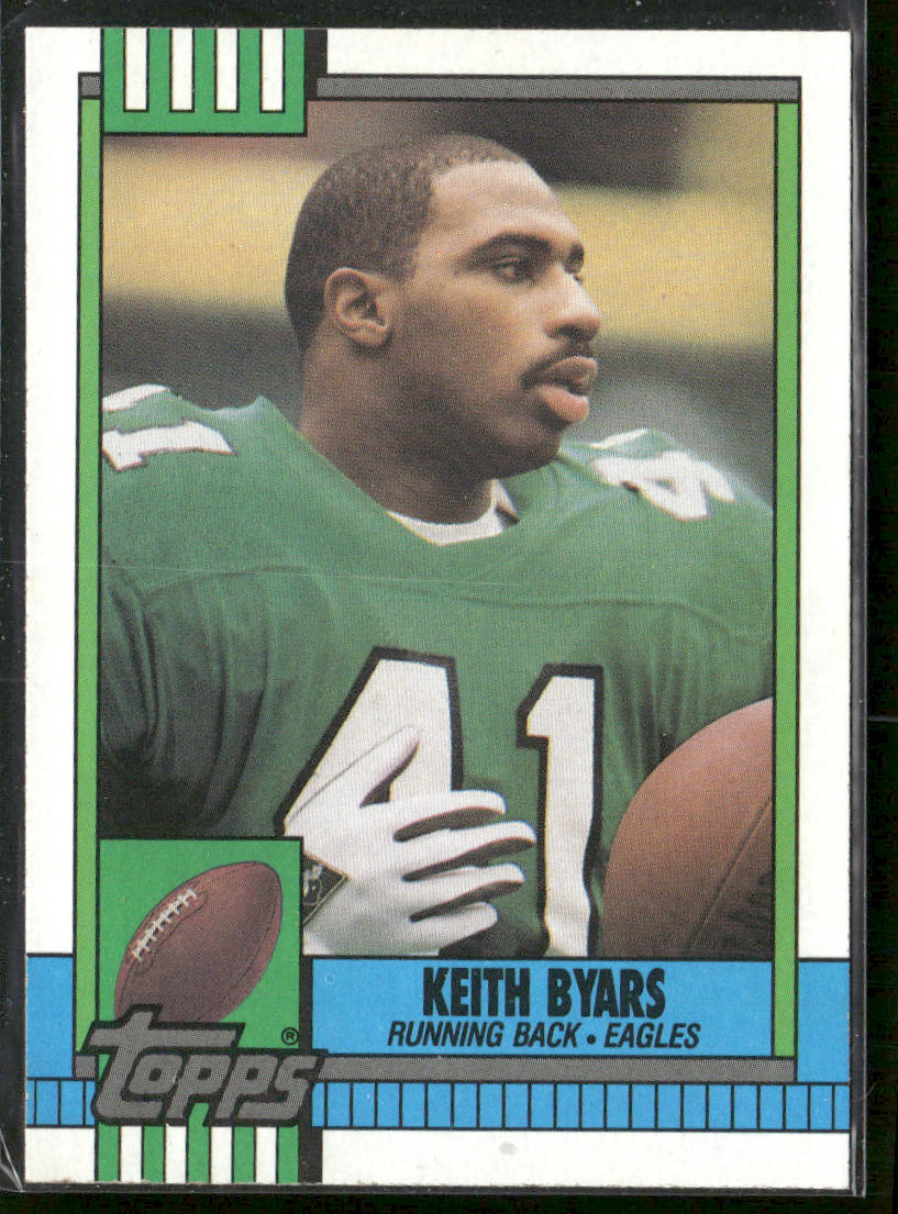 Keith Byars 1990 Topps #91b Philadelphia Eagles