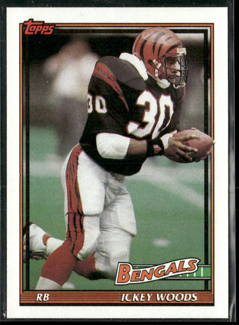 Ickey Woods 1991 Topps #246 Cincinnati Bengals
