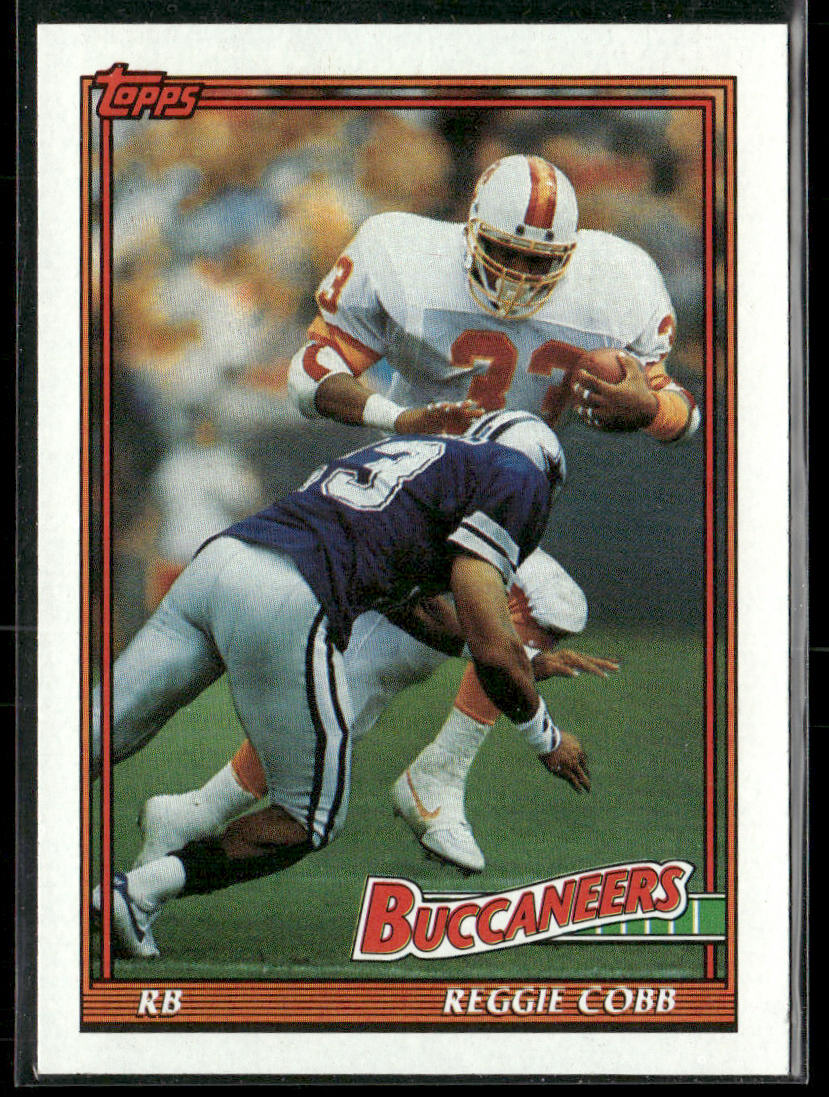 Reggie Cobb 1991 Topps #489 Tampa Bay Buccaneers