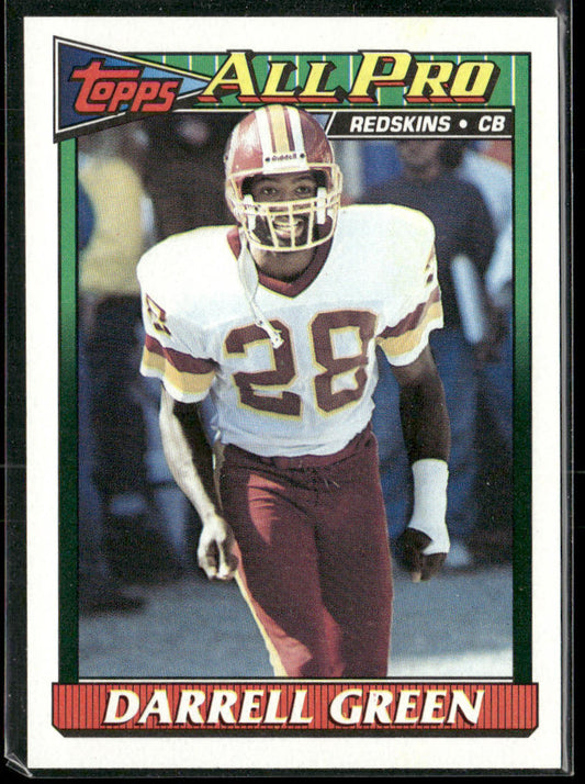 Darrell Green 1991 Topps #191 Washington Redskins