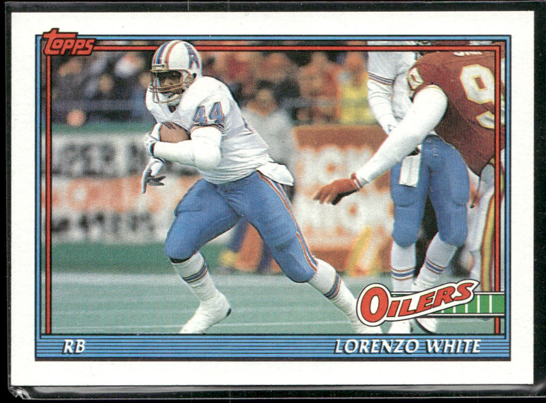 Lorenzo White 1991 Topps #243 Houston Oilers