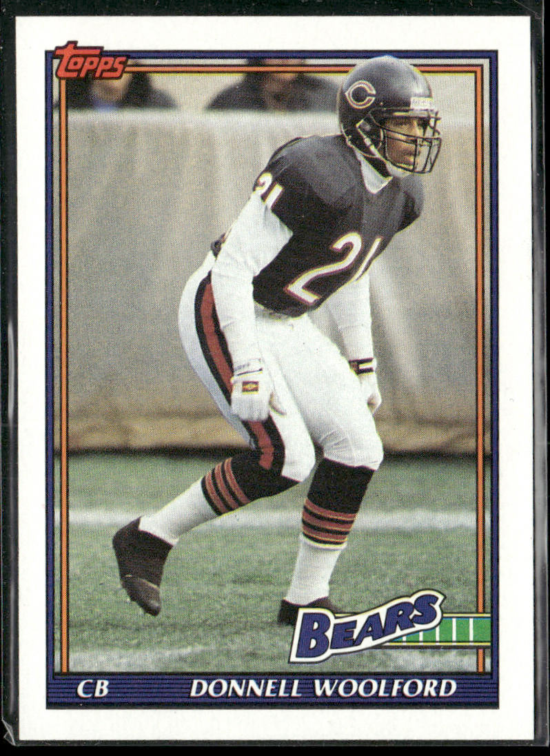 Donnell Woolford 1991 Topps #156 Chicago Bears