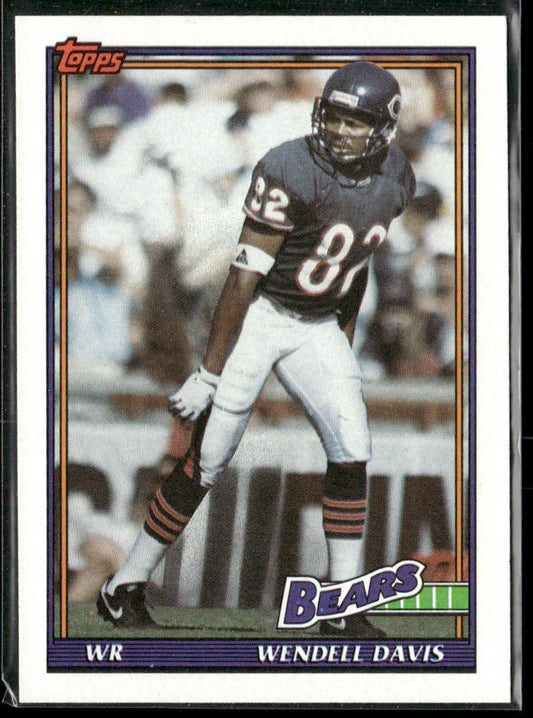 Wendell Davis 1991 Topps #174 Chicago Bears