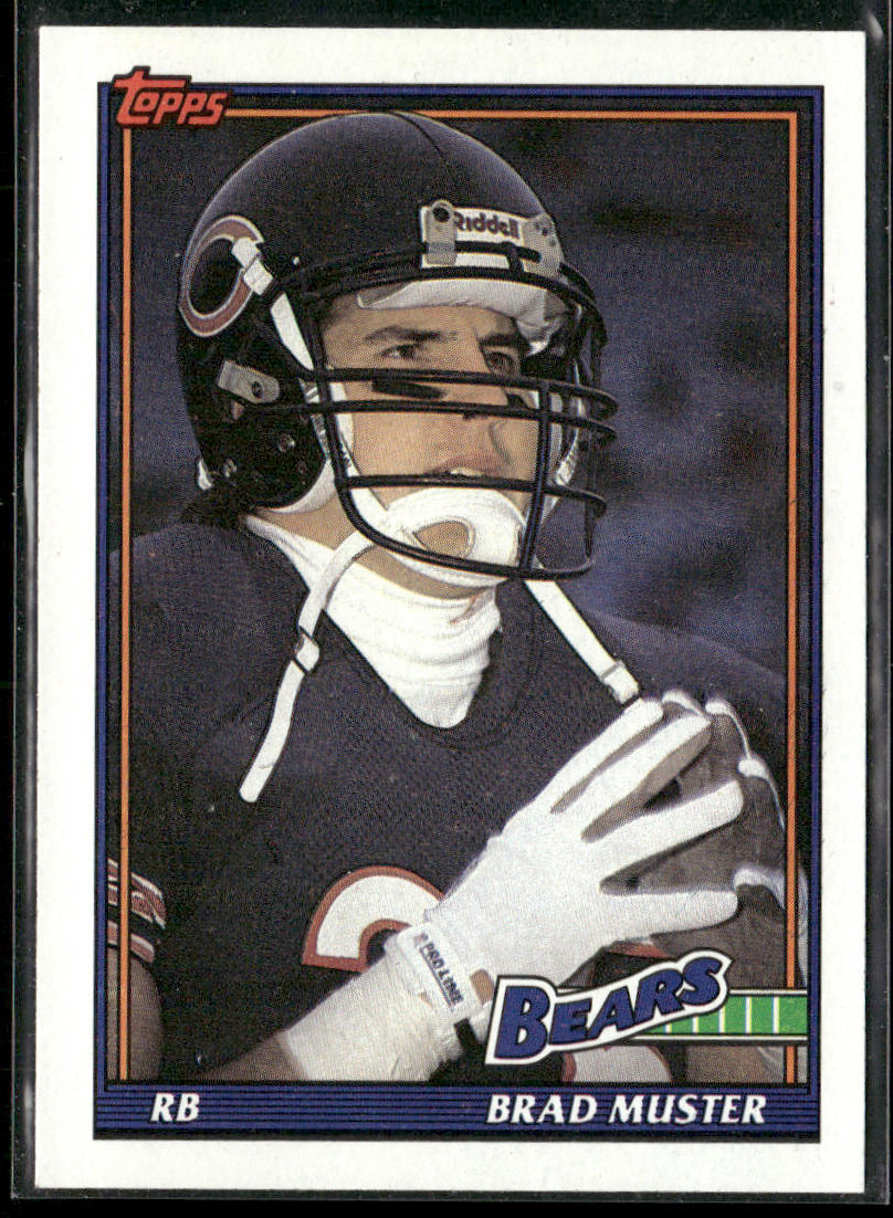Brad Muster 1991 Topps #155 Chicago Bears