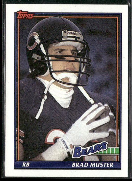 Brad Muster 1991 Topps #155 Chicago Bears