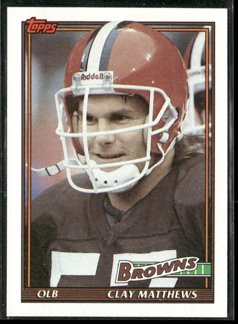 Clay Matthews 1991 Topps #591 Cleveland Browns
