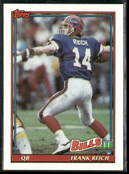 Frank Reich 1991 Topps #49 Buffalo Bills