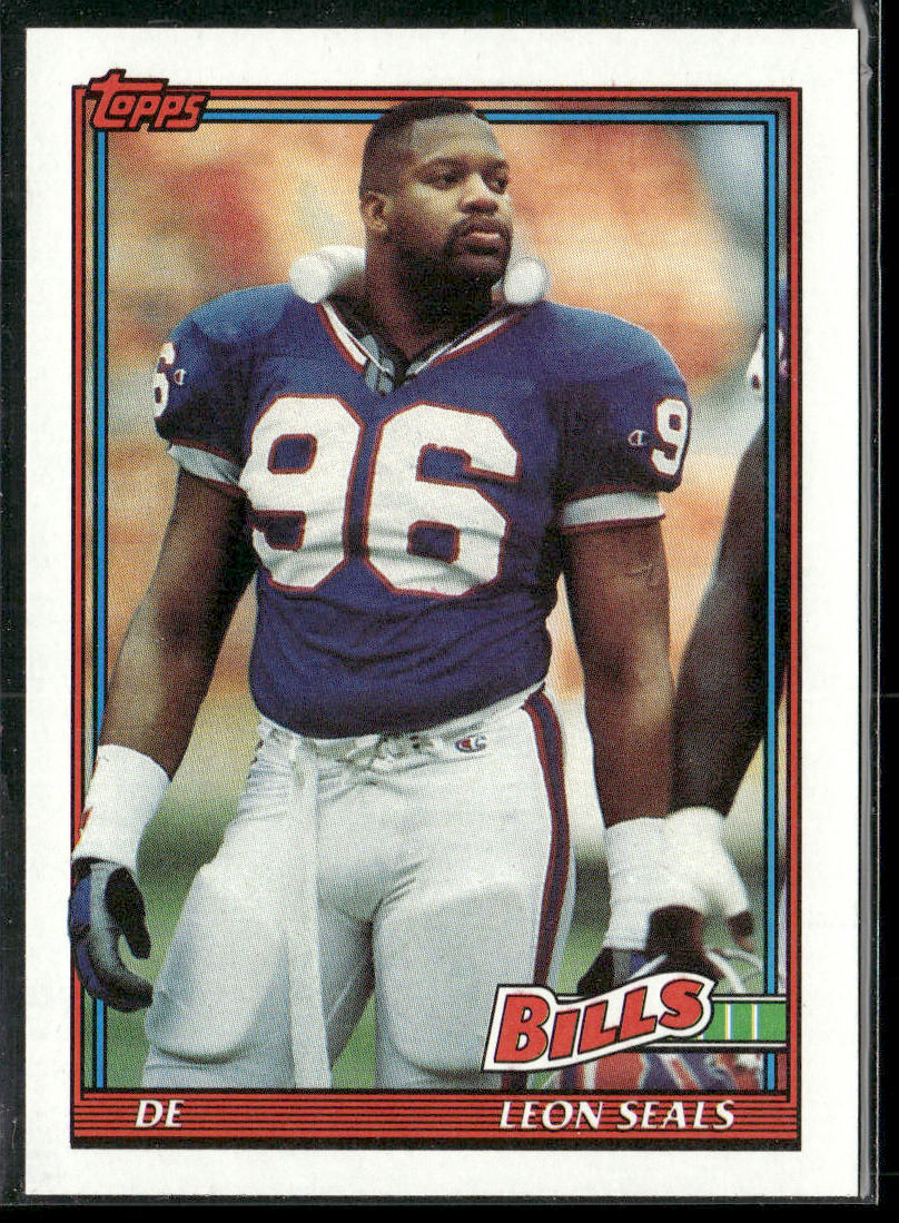 Leon Seals 1991 Topps #50 Buffalo Bills