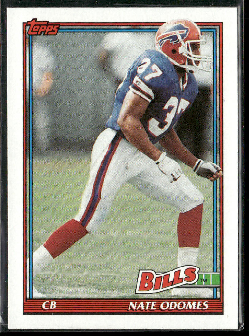 Nate Odomes 1991 Topps #39b Buffalo Bills