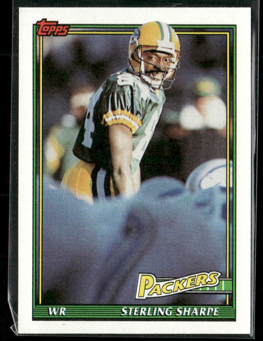 Sterling Sharpe 1991 Topps #456 Green Bay Packers