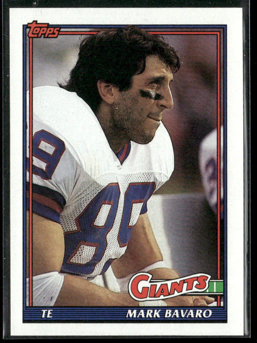 Mark Bavaro 1991 Topps #35 New York Giants
