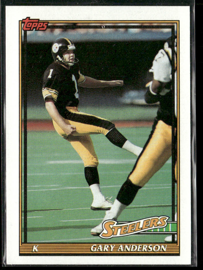 Gary Anderson 1991 Topps #293 Pittsburgh Steelers