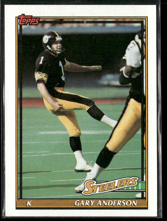 Gary Anderson 1991 Topps #293 Pittsburgh Steelers