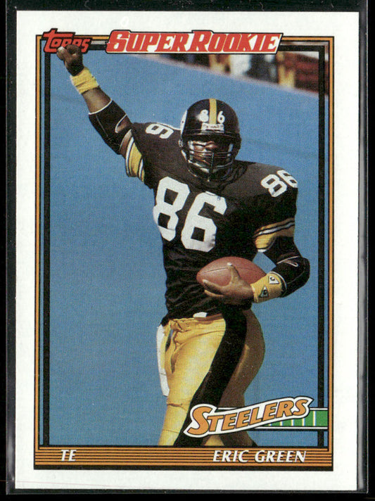 Eric Green 1991 Topps #302 Pittsburgh Steelers