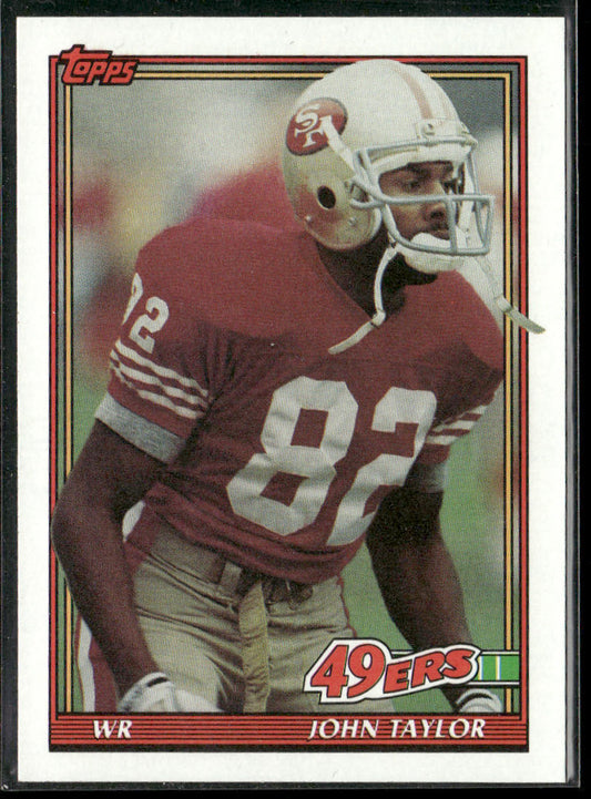 John Taylor 1991 Topps #75 San Francisco 49ers