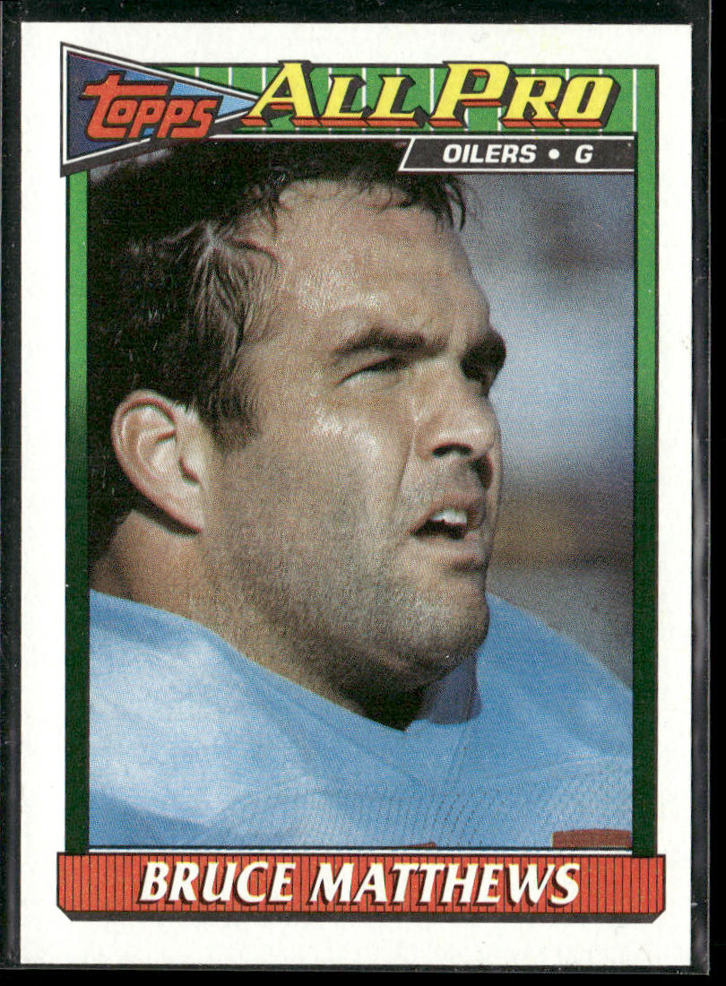 Bruce Matthews 1991 Topps #238 Houston Oilers