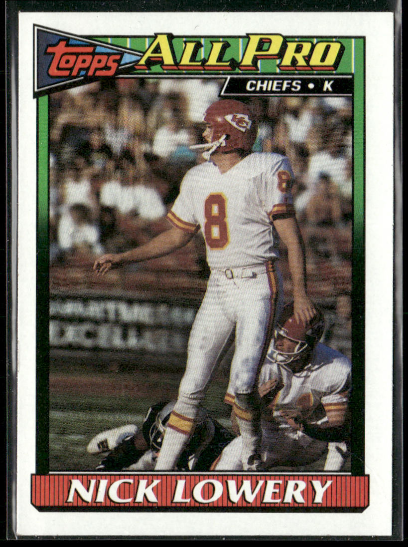 Nick Lowery 1991 Topps #136 Kansas City Chiefs