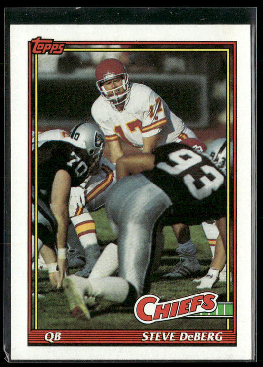 Steve DeBerg 1991 Topps #137 Kansas City Chiefs