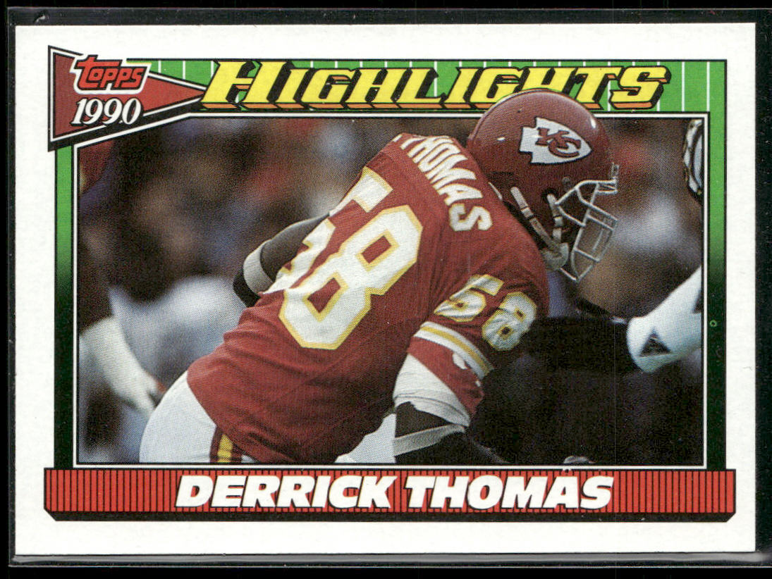 Derrick Thomas 1991 Topps #3b Kansas City Chiefs