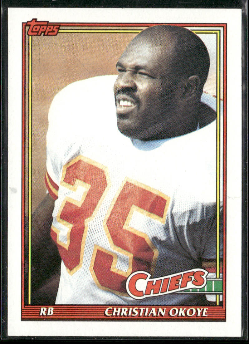 Christian Okoye 1991 Topps #149 Kansas City Chiefs