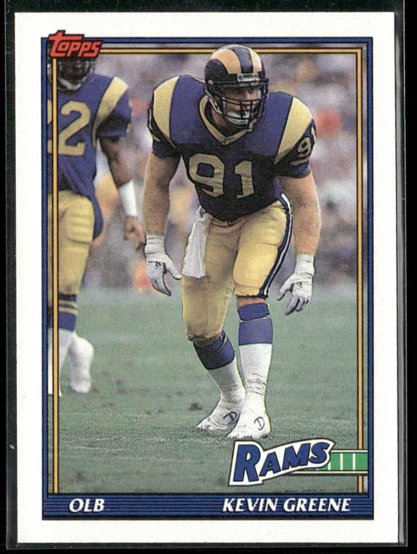 Kevin Greene 1991 Topps #542 Los Angeles Rams