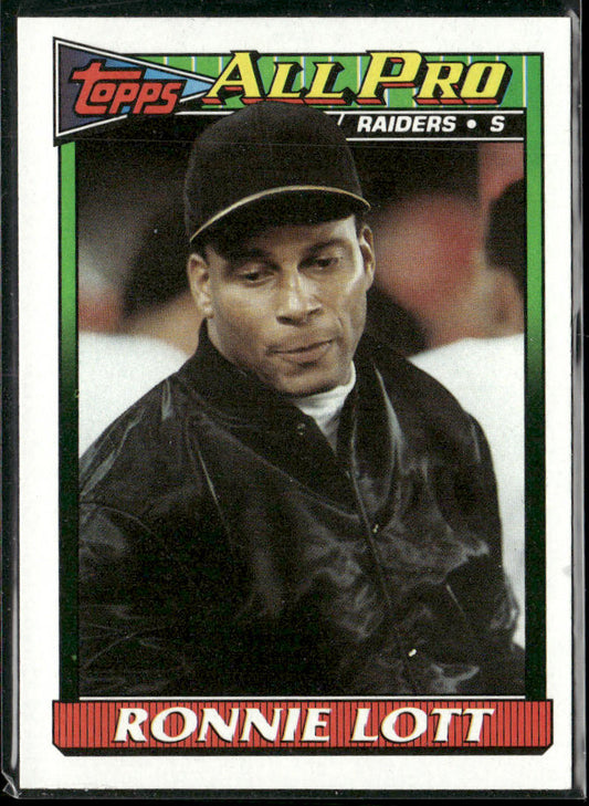 Ronnie Lott 1991 Topps #97 Los Angeles Raiders