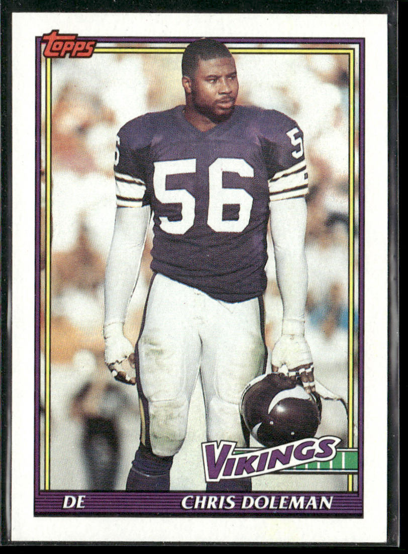 Chris Doleman 1991 Topps #379 Minnesota Vikings