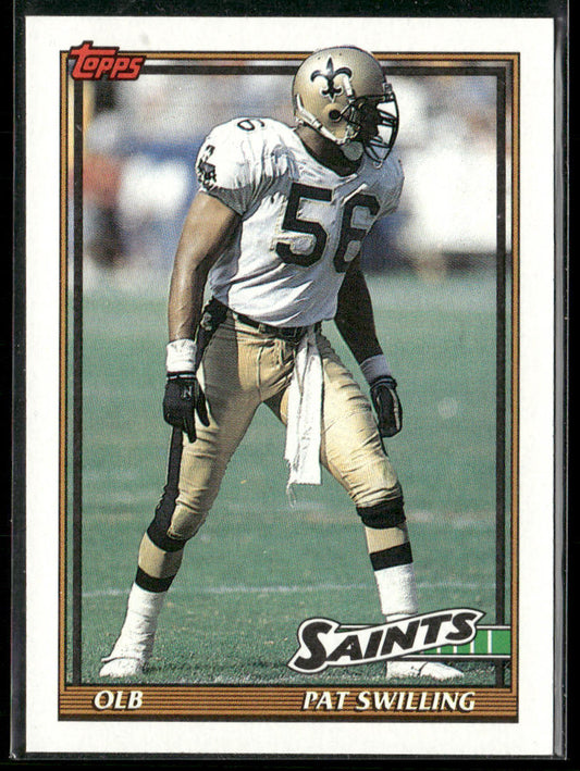 Pat Swilling 1991 Topps #315 New Orleans Saints