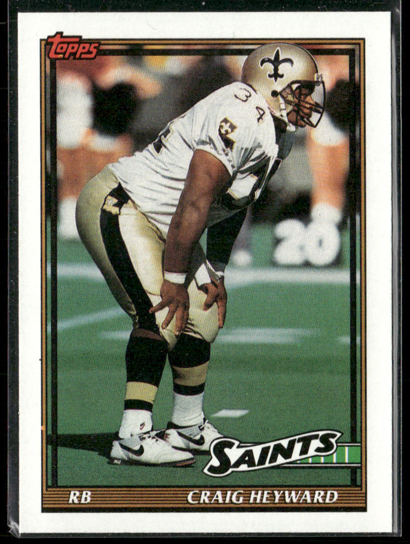 Craig Heyward 1991 Topps #331 New Orleans Saints