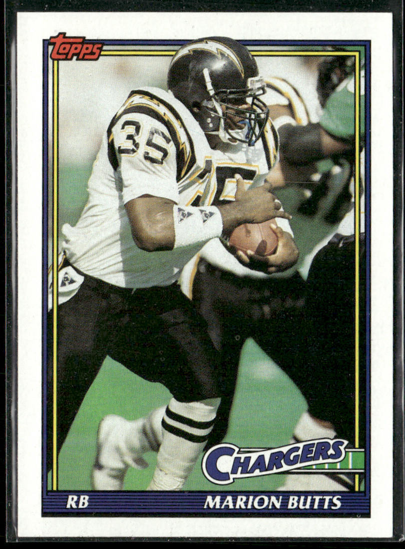 Marion Butts 1991 Topps #425 San Diego Chargers