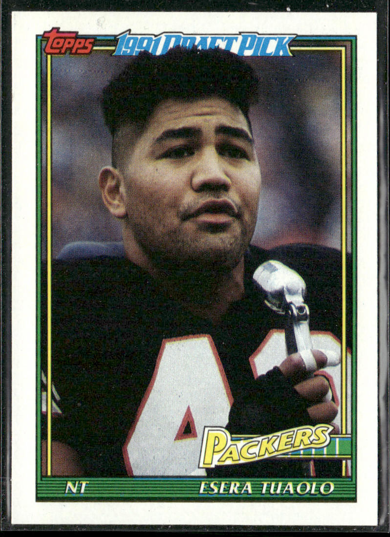 Esera Tuaolo 1991 Topps #460 RC Green Bay Packers