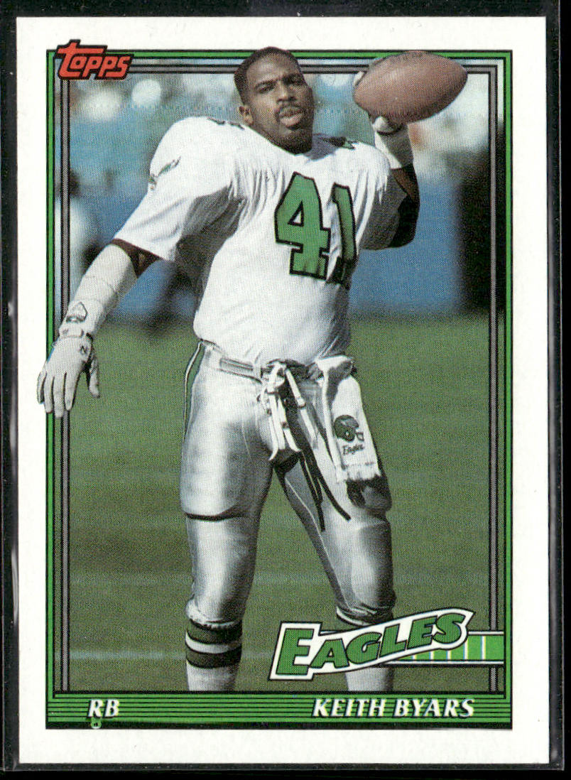 Keith Byars 1991 Topps #217 Philadelphia Eagles