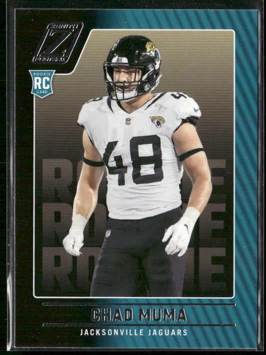Chad Muma 2022 Zenith Retail #165 RC Jacksonville Jaguars
