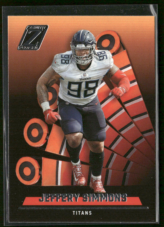 Jeffery Simmons 2022 Zenith Retail #64 Tennessee Titans
